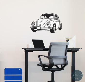 50095 - Beetle matt vinyl wall decal 900mm x 600mm