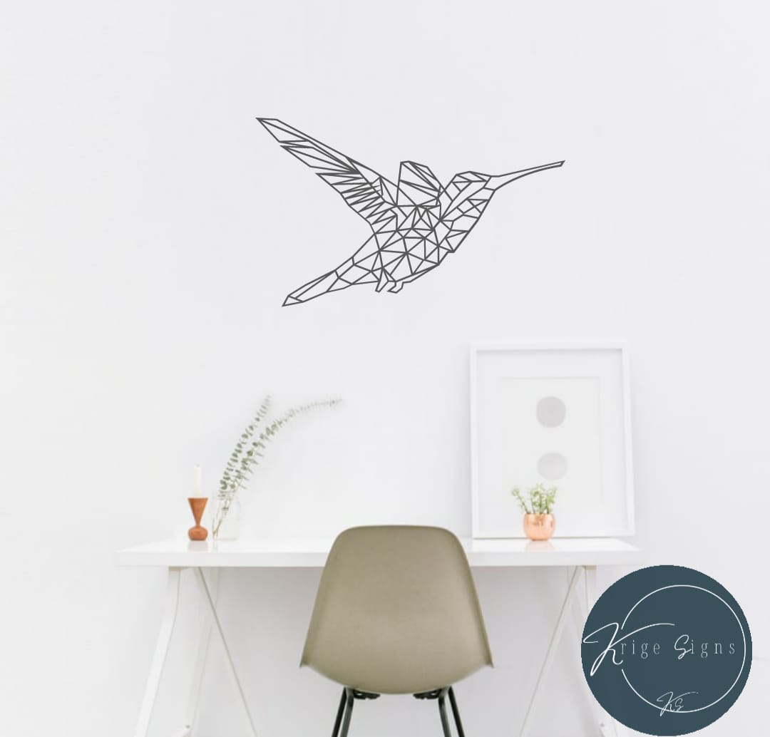 50058 - Bird vinyl wall decal 970mm x 592mm